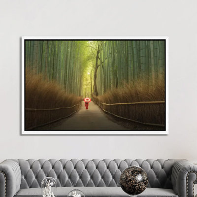Bamboo Forest In Japan by Daniel Kordan - Print on Canvas