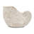 11.5X6.7X7.7" Sand And Cement Nautilus Shell Planter With Textured Beige Finish