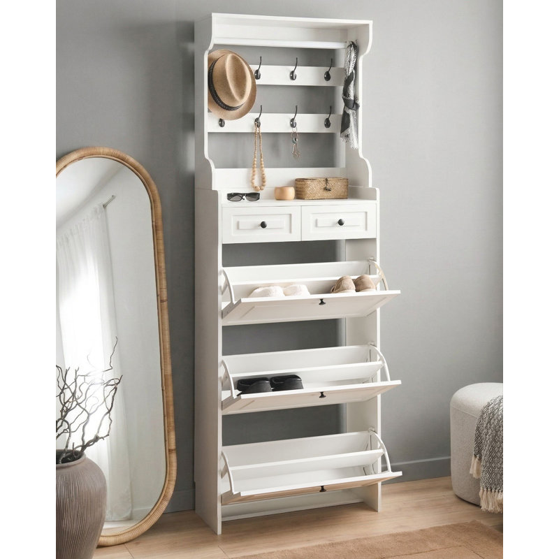 12 Pair Shoe Storage Cabinet