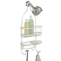 InterDesign Zia Metro Shower Caddy XL - SS & Clear - Main Street