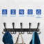 Zinc Wall Mounted Required 20 - Hook Coat Rack