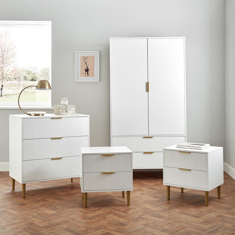 Adams Piece Bedroom Set, White