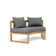 Circular Modular Teak 8 - Person Patio Conversation Sets with Sunbrella® Cushions