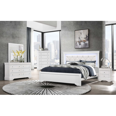 SHAKER BED WITH LED