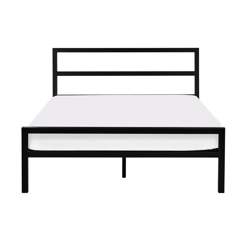 Lorinza Metal Bed, Black, Small Double (4')