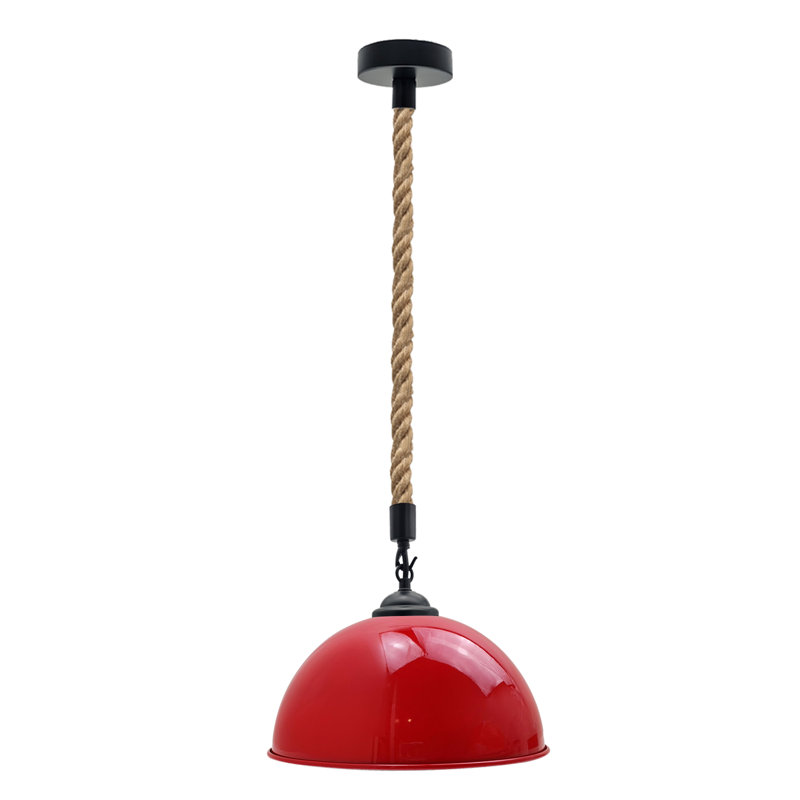 Glidden 1 - Light Single Pendant, Red