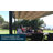 Modena Wood Grain Aluminum Pergola in Espresso with Mocha Canopy-1864996748