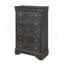 Commode gris métallique en crocodile Shaker-1216675090