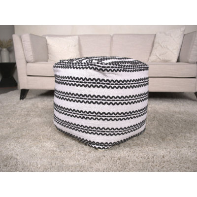 Lani Handcrafted Fabric Pouf