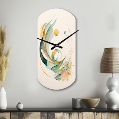 Horloge murale abstraite Eriannah