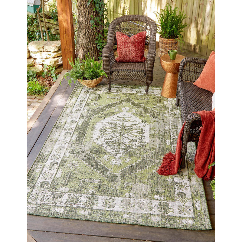Valerie Oriental Indoor / Outdoor Rug, Rectangle 2' x 3'1"