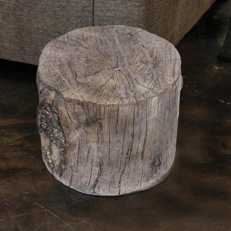 Lurene Concrete Accent Stool