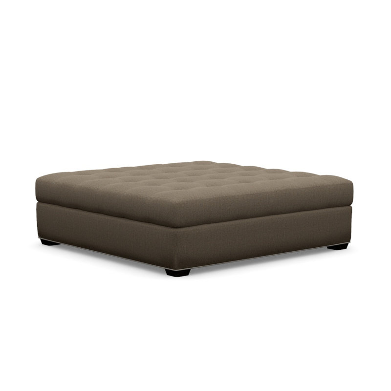 Baxter Square Ottoman, Java, Grande 120912