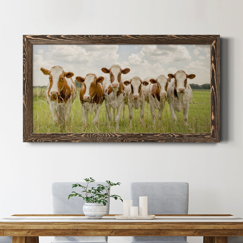 The F-Side - Peinture sur toile encadrée, Noyer