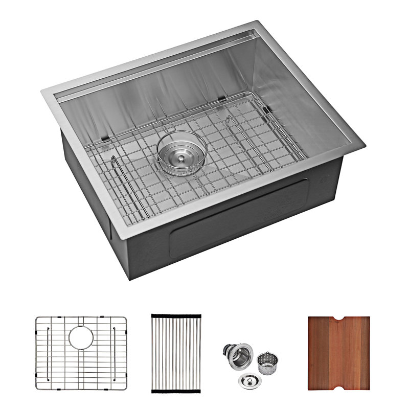 Undermount Workstation Laundry Utility Sink Single Bowl