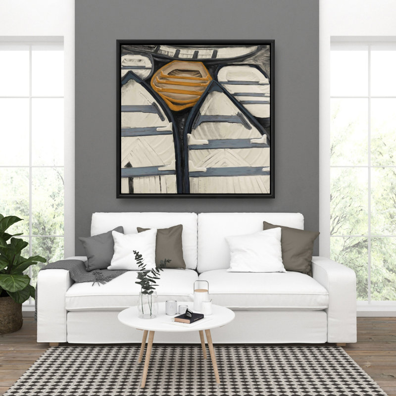 Canoes Print On Canvas