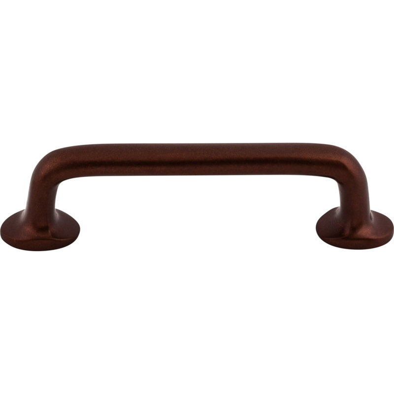 Aspen Rounded Bar Pull, Mahogany Bronze, 4" Center to Center