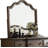 Baudouin Weathered Oak Finish Mirror