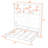 Queen Wooden Murphy Bed with Shelves and USB Ports-1577055275