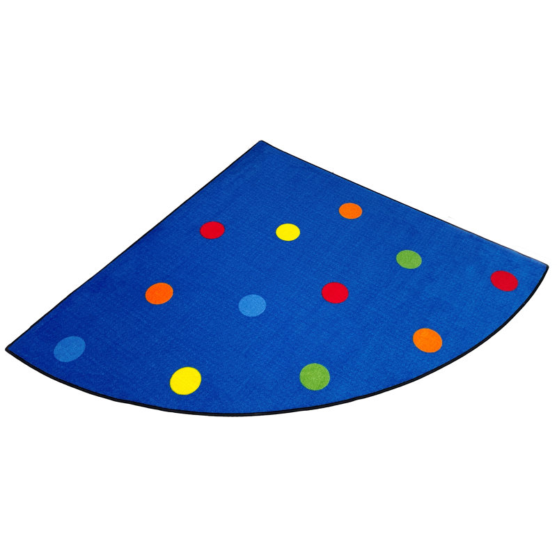 Tapis KidCarpet, Quart de cercle 6 pi x 6 pi