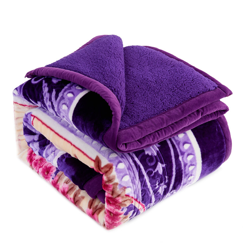 Flannel Floral Comforter