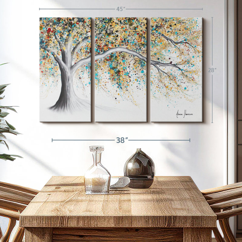 «Western Breeze Tree» sur toile, H 28 po x l 45 po x P 1,25 po