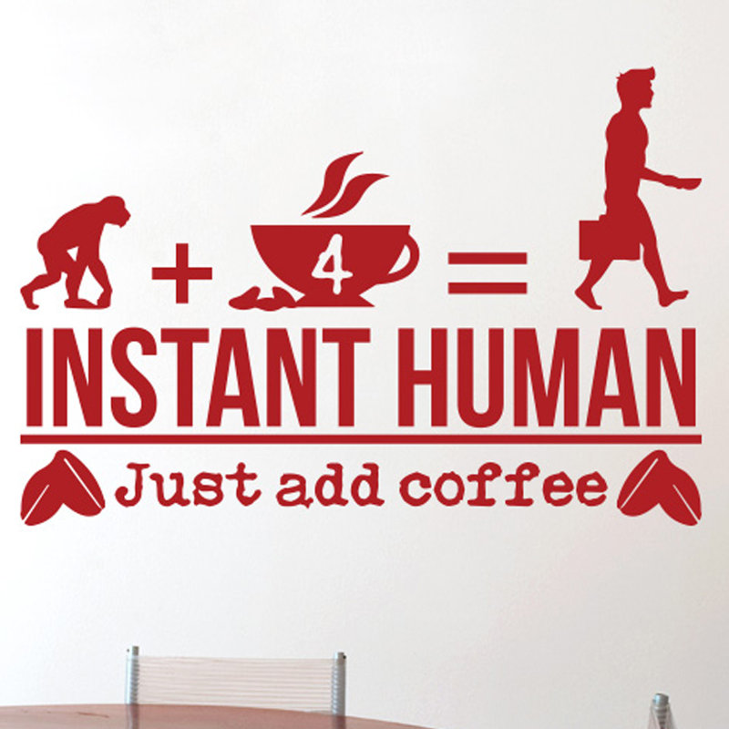 Food & Beverage Wall Decal, Large, Dark Red