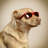 Funny Dog by Merbe - Wrapped Canvas Print-1738668932