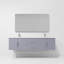 Ensemble de meuble-lavabo double mural 72 "avec miroir Geneva-87285994-91877472