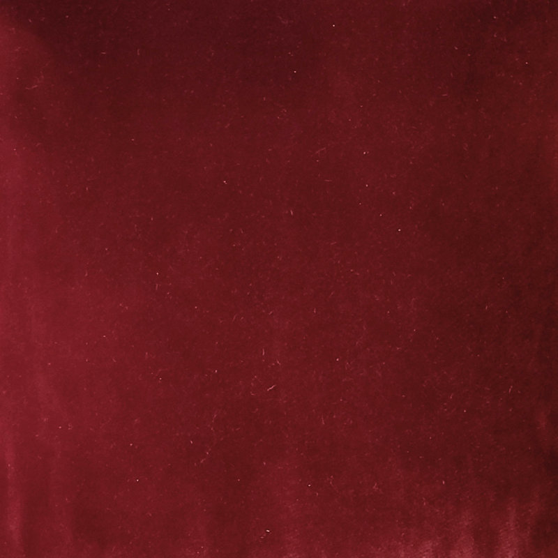 Castello Velvet Reversible Throw Pillow, 20" x 20", Burgundy