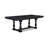 Rustic Traditional Dining Set Rectangle Table Fabric Upholstered Bench Tufted Nailhead Trim Chairs 6Pc Set
