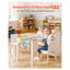 Ensemble de table et chaises en bois pour enfants avec armoire de rangement et bureau d'activités pour enfants