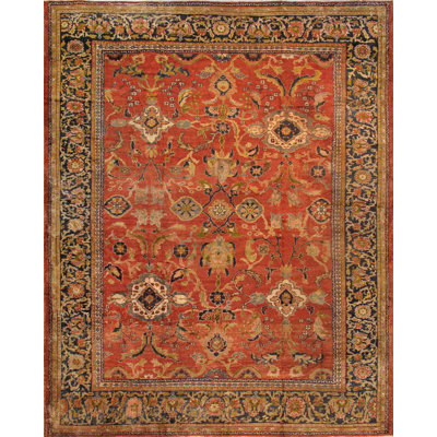 Antique One-of-a-Kind 12'2" x 15'4" Area Rug