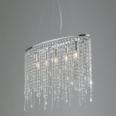 Ingrid 5 - Light Crystal Pendant
