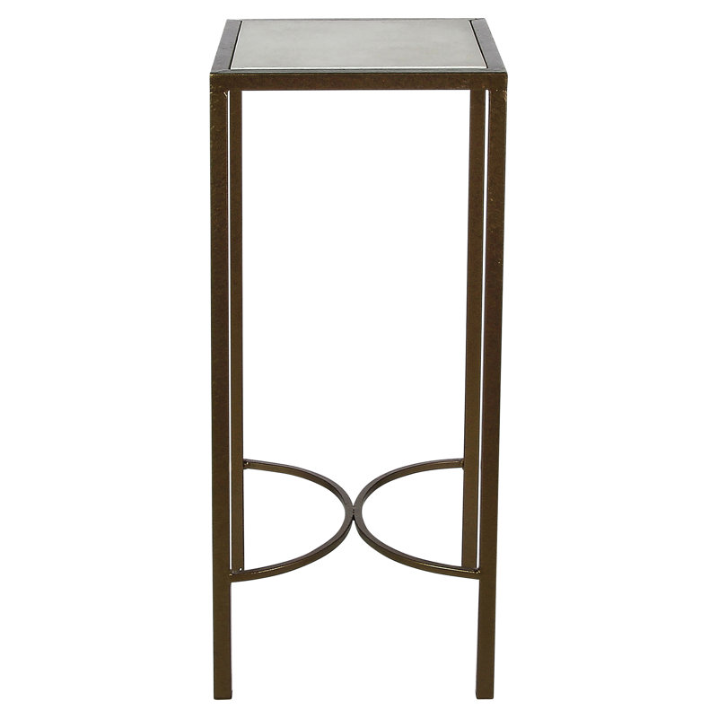 Support pour plante Charleston, Laiton bronzé, H 36 po x L 16 po x P 16 po