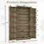 Garde-manger autoportant 71 po avec tiroir, tablettes réglables et conception anti-basculement 71 po-1447691100