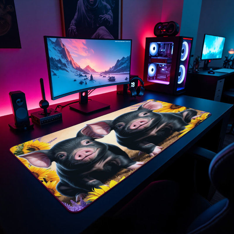 Polyester Desk Pad, 23.6x13.8