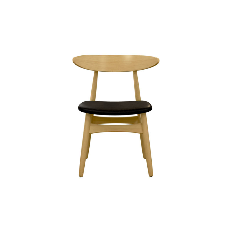  Chaise de salle à manger en tissu