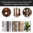 6 Shelf Lighted Corner Curio Cabinet With Adjustable Tempered Glass Shelves And Mirror Back(E26 Light Bulb Not Included)-1763766721