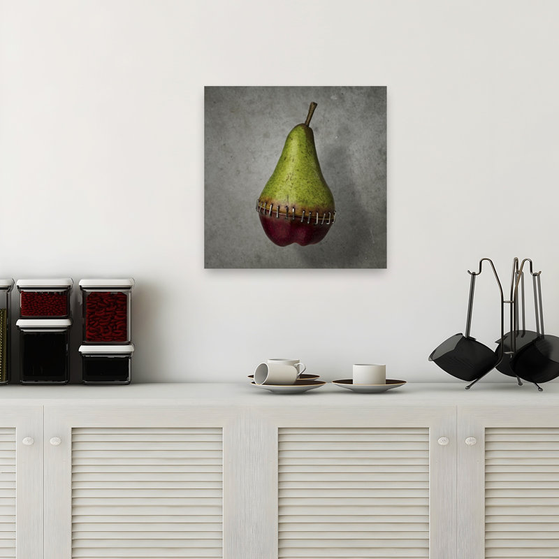 Stitched Hybrid Fruit Surreal Contemporary Fruit Wall Art Print by Mister Solo - Wrapped Canvas Print, 45.72cm H x 45.72cm W