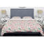 Ensemble de housse de couette en microfibre rose-138868722