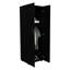 Armoire mince, chambre à coucher, noir
