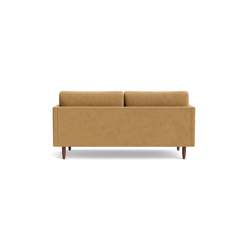 Skinny Fat Loveseat (70"), Performance Velvet - Nutmeg