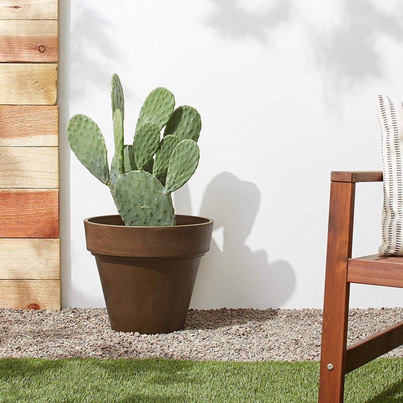 Jermoni Pot Planter, Dark Brown