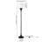 Calan Mahdi Torchiere Floor Lamp with Glass Shade-764782643