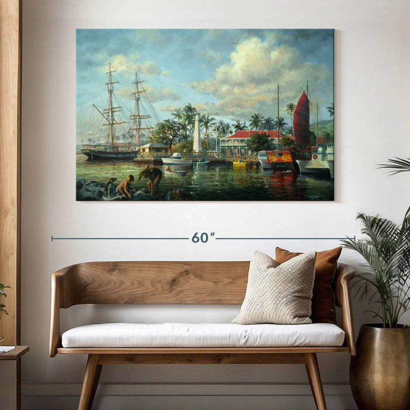 Lahaina Waterfront Maui, H 34 po x l 51 po
