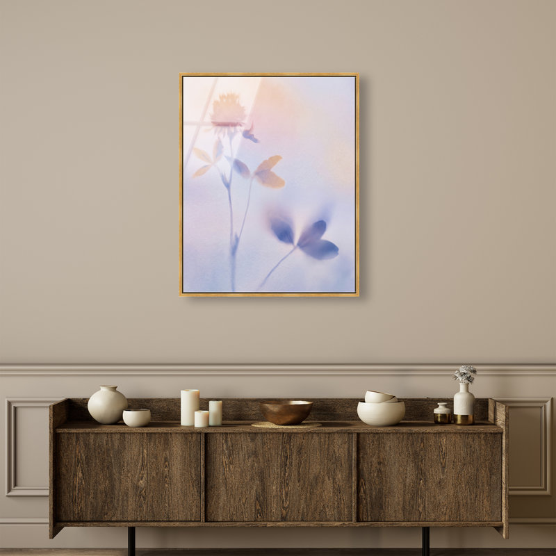 Lavender Shadows II Print by Oliver Gal, 31"H x 37"W, Gold Floater Frame