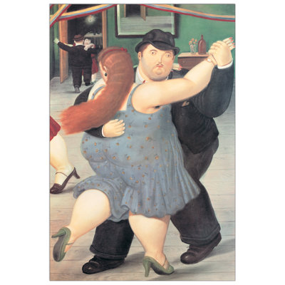 Botero - No Frame Print on Wood
