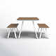 Jack 59'' Rectangular 6 - Person Outdoor Dining Set