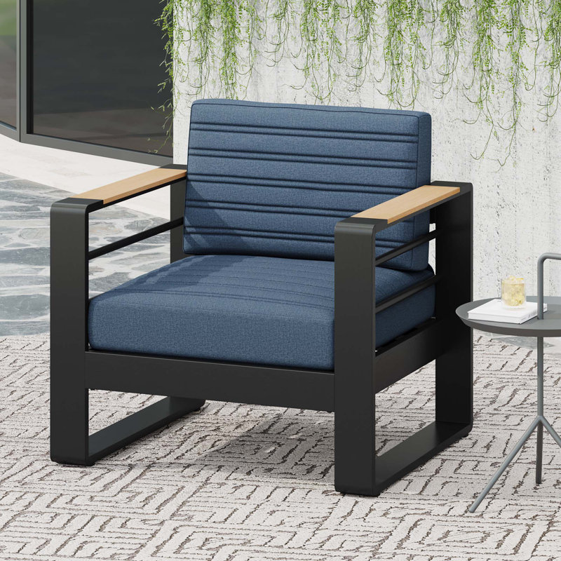 Fauteuil club Giovanna, Bleu